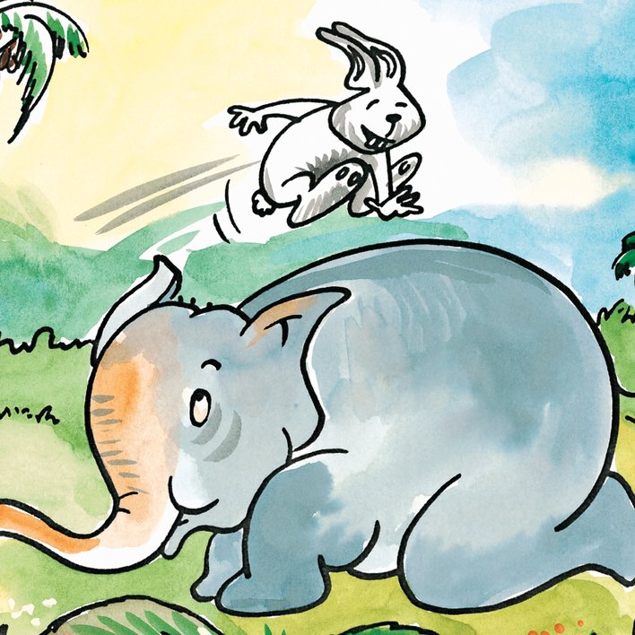  elephant and rabbit