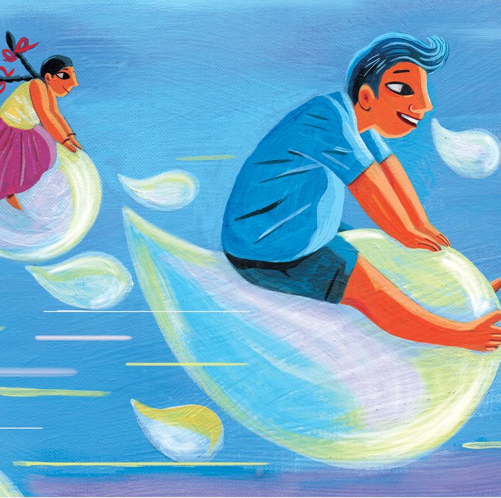  Catch a Ride on Raindrops