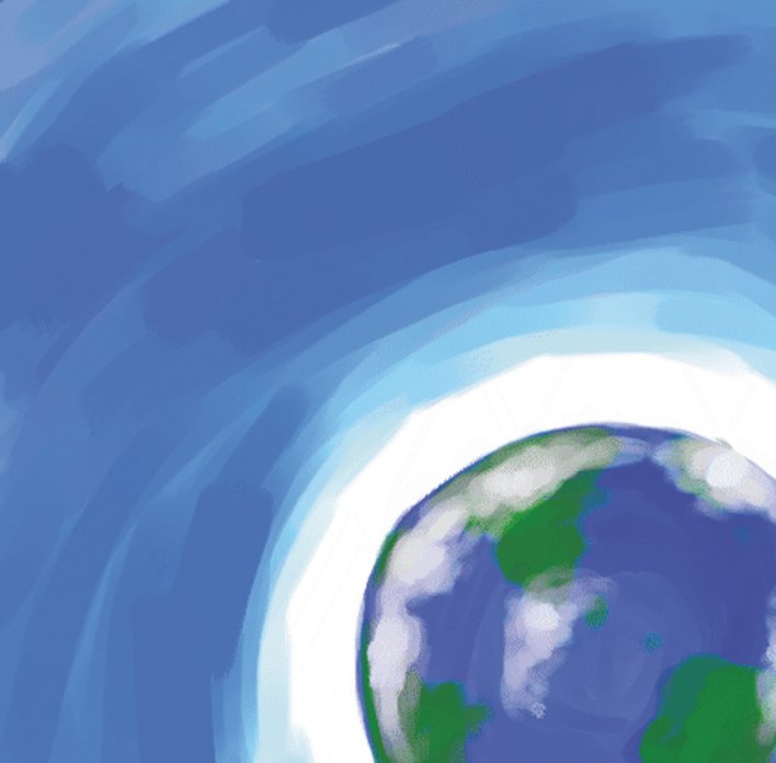  And this is how the earth got colour.