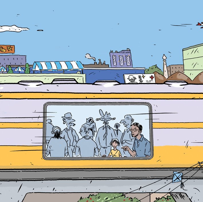  On the Metro