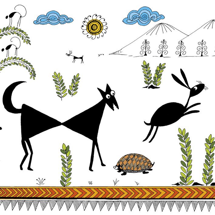  Jackal, Rabbit and Tortoise