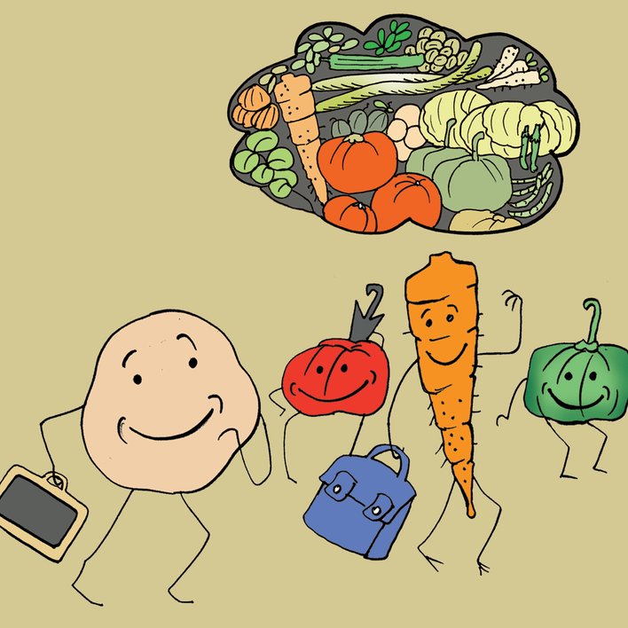 Yogu and his Vegetable Friends