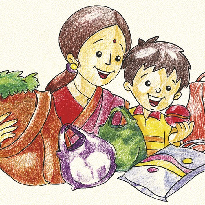 We went to the market