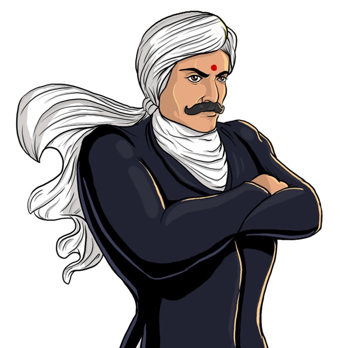  The Renowned Poet, Bharathiyar.