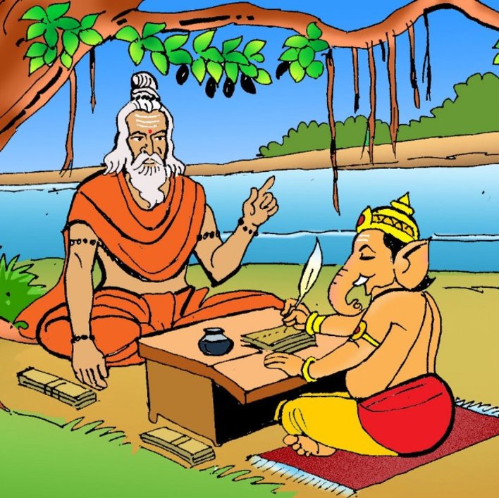  Ganesha the scribe